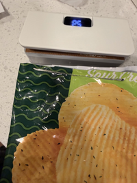 A bag of chips sealed airtight with LockNSeal