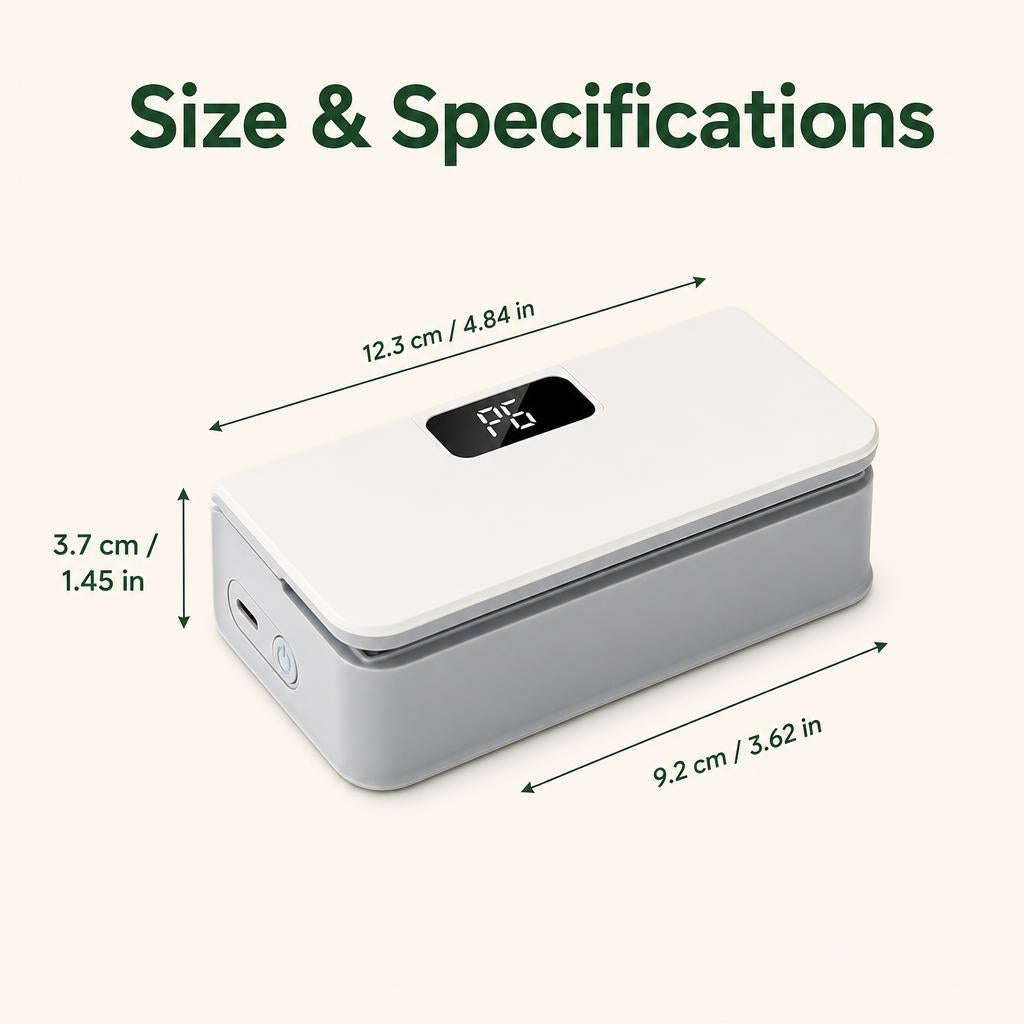 LockNSeal Mini Bag Sealer size and specifications